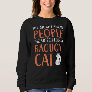 Sudadera Ragdoll Propietario de gatos Kitty Paw Love Meow K