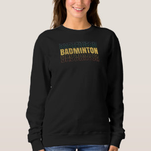Sudadera Raglan, entrenador del equipo de amor de Badminton