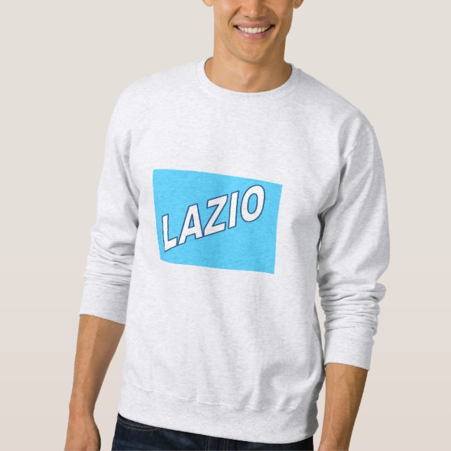 Sudadera Raglan Sweat gris LAZIO ITALIA (Anverso)