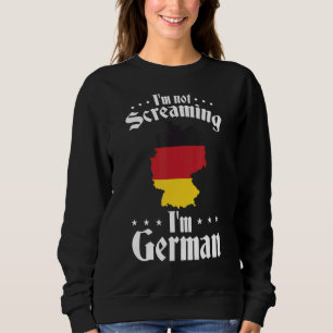 Sudadera Raíces alemanas de Deutschland No estoy gritando s