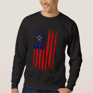 Sudadera Raíces de la República de China, Bandera Americana