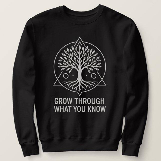 Sudadera Raíces de Sabiduría (Anverso del diseño)
