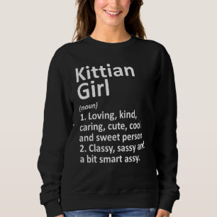 Sudadera Raíces Del País Del Chica Kittiano De Saint Kitts 