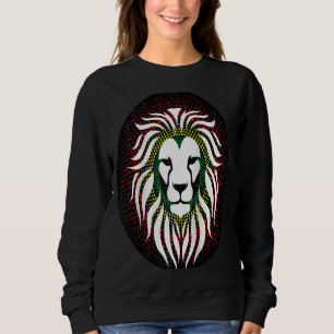 Sudadera Raíces del recuerdo de Jamaica Rastafari Lion Head