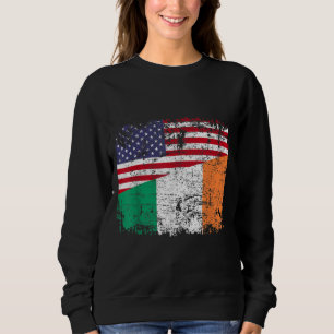 Sudadera RAÍCES IRLANDESES Bandera semiamericana IRLANDA