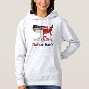 Sudadera Raíces maltesas estadounidenses