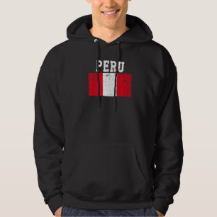 Sudadera Raíces peruanas de la bandera del Perú retro vinta