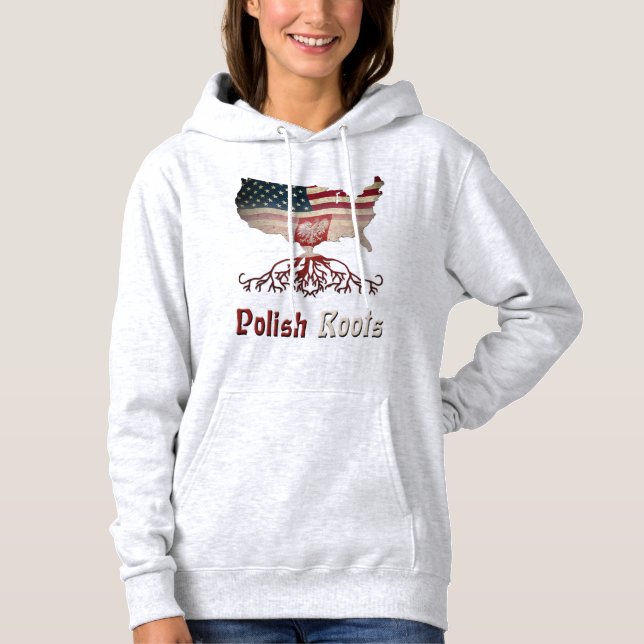Sudadera Raíces polacas-americanas (Anverso)