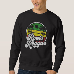 Sudadera Raíces Reggae Vintage Jamaica Rasta Música Jamaiqu