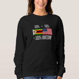 Sudadera Raíces Zimbabuenses Zimbabue Estadounidense Zimbab