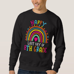 Sudadera Rainbow 8º grado Estudiante de la escuela de últim