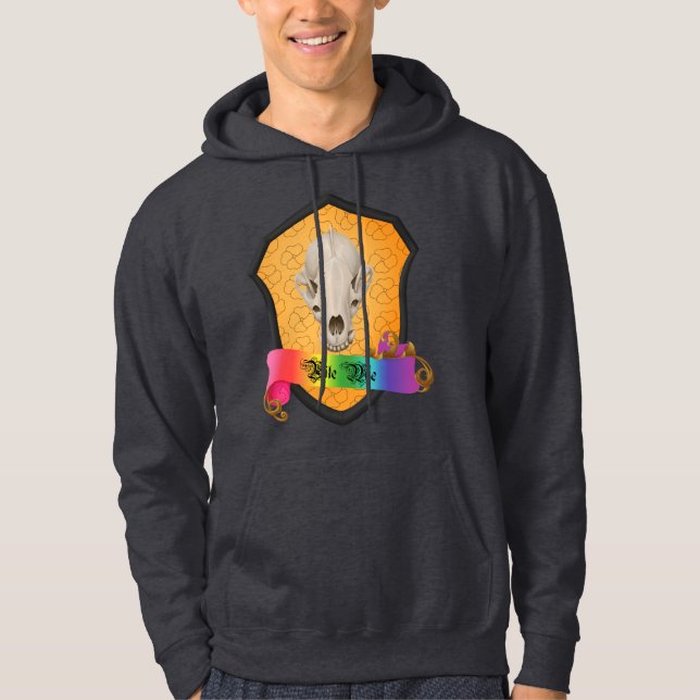 Sudadera Rainbow Bite Me Badger Skull (Anverso)
