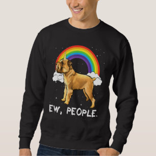 Sudadera Rainbow Brussels Griffon Ew People Unicorn Perro