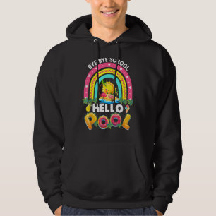 Sudadera Rainbow Bye Bye School Hello Pool El Día De Scho