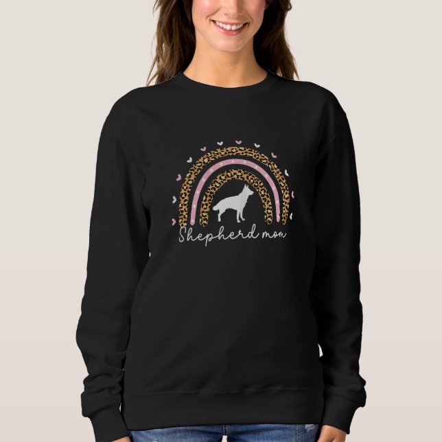 Sudadera Rainbow German Shepherd Mom For Women Shepherd GSP (Anverso)