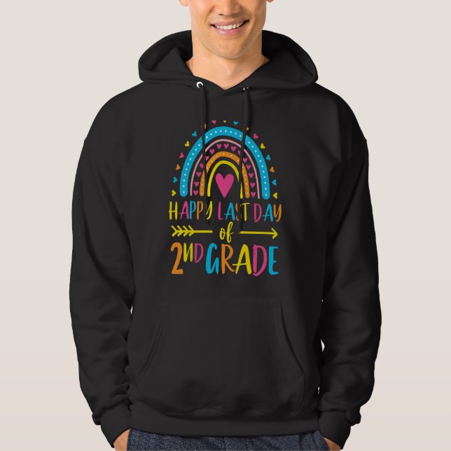 Sudadera Rainbow Happy el último día del profesor de 2º gra (Anverso)