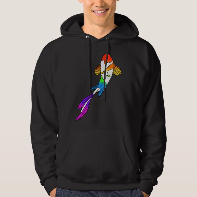 Sudadera Rainbow Koi Fish (Anverso)