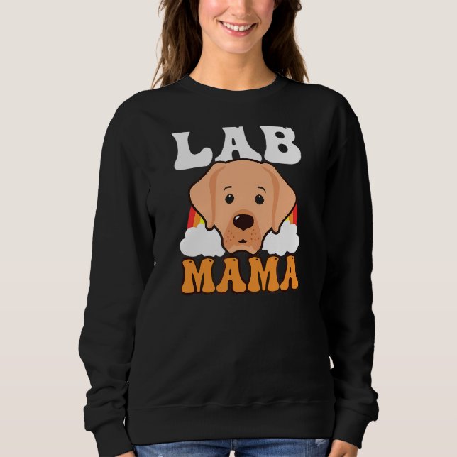 Sudadera Rainbow Lab Mamá (Anverso)