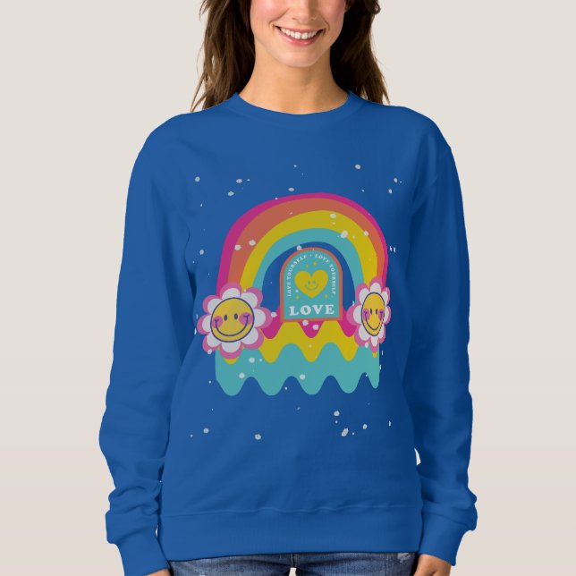 Sudadera Rainbow Love you T-Shirt (Anverso)
