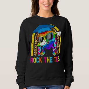 Sudadera Rainbow Pop It Dabbing Rock El profesor de pruebas