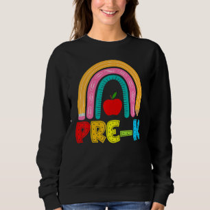 Sudadera Rainbow Pre K Feliz Primer Día Escolar
