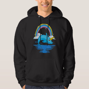 Sudadera Rainbow Sharkicorn Fantasía Unicorn S