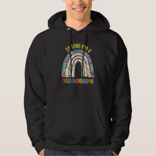 Sudadera Rainbow So Long Pre K Hello Kindergarten Teacher S