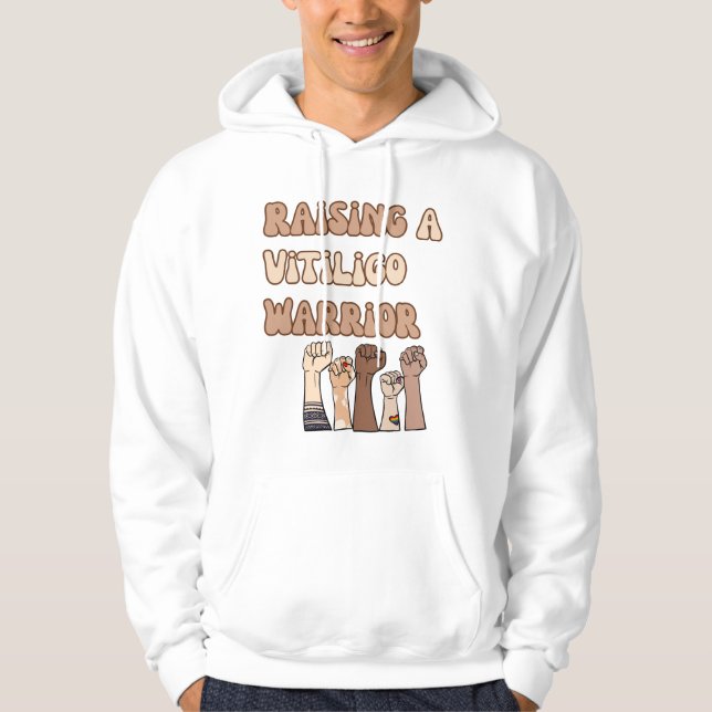 Sudadera Raising a Vitiligo Warrior – Self Love, Strength & (Anverso)