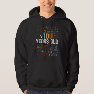 Sudadera Raíz cuadrada de 100 10 cumpleaños 10 años