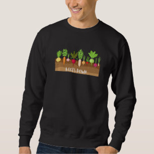 Sudadera Raíz Vegetable Gardenas Damas Green Thumb Raíces
