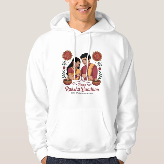 Sudadera Raksha Bandhan Adult Pullover Hoodie (Anverso)