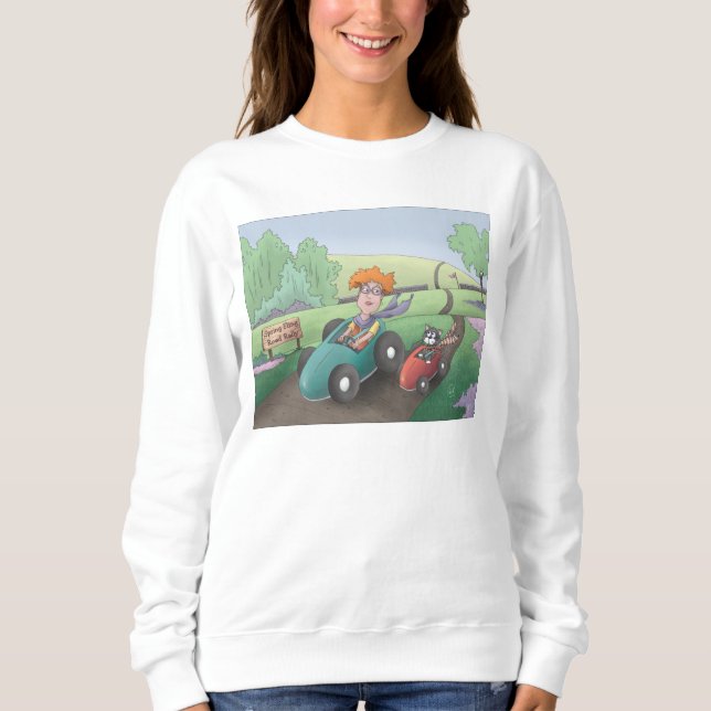 Sudadera Rally Cat Lady Road (Anverso)