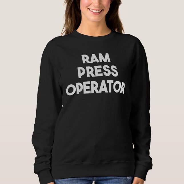 Sudadera Ram Press Operator (Anverso)