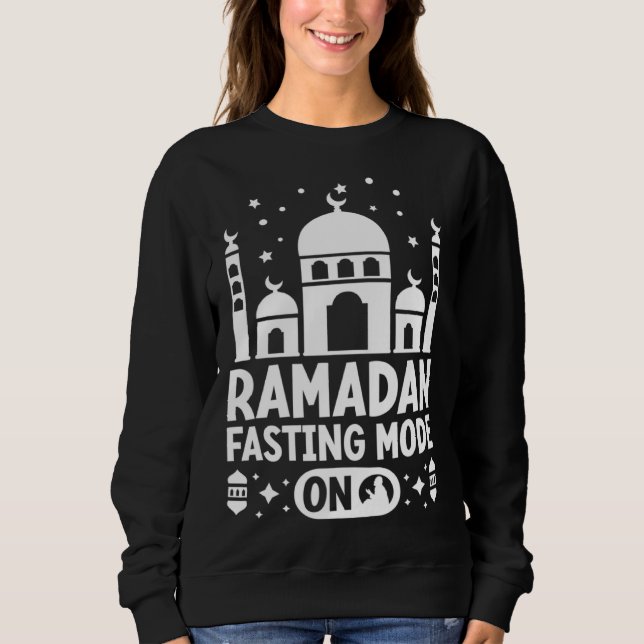 Sudadera Ramadan Fasting Mode On Allah Religion Koran Islam (Anverso)