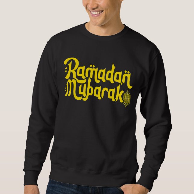 Sudadera Ramadán Islámico Musulmán Ramadan Mubarak Ramadan  (Anverso)