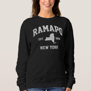 Sudadera Ramapo New York Ny Vintage State Athletic Style