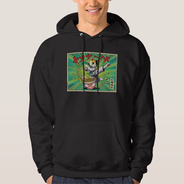 Sudadera Ramen Cat Hoodie (Anverso)
