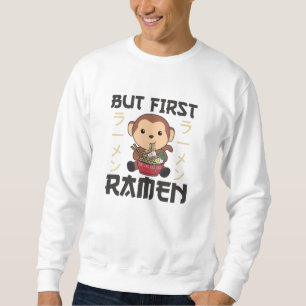 Sudadera Ramen Noodles Japoneses Dulce Mono come Ramen