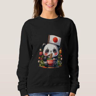 Sudadera Ramen Panda Bear Japón Love Noodle Bowl Japoneses