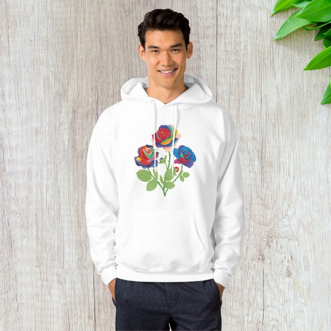 Sudadera Ramo de Rosas Arcoíris Pop Art Floral (Subido por el creador)