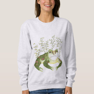 Sudadera Rana acuarela verde