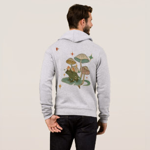 Sudadera Rana Adorable con Sombrero de Hongo Corona de Flor