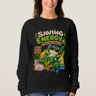 Sudadera Rana ahorradora de energía: divertido animal perez
