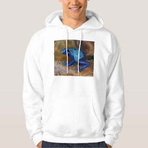 Sudadera Rana azul Dendrobates Azureus del dardo del veneno