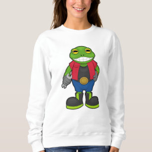 Sudadera Rana como mecánica con español