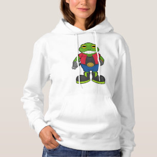 Sudadera Rana como mecánica con español