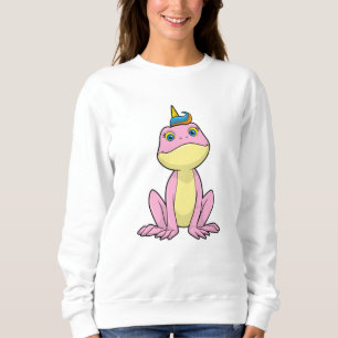 Sudadera Rana como unicornio