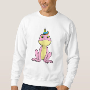 Sudadera Rana como unicornio