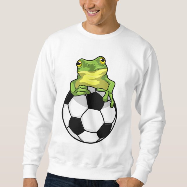 Sudadera Rana con bola de fútbol (Anverso)