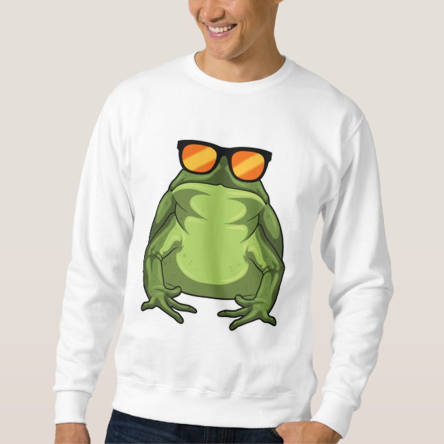 Sudadera Rana con gafas de sol (Anverso)